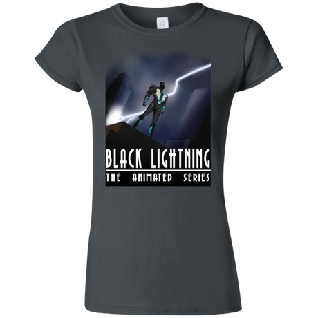 T-Shirts Charcoal / S Black Lightning Series Junior Slimmer-Fit T-Shirt