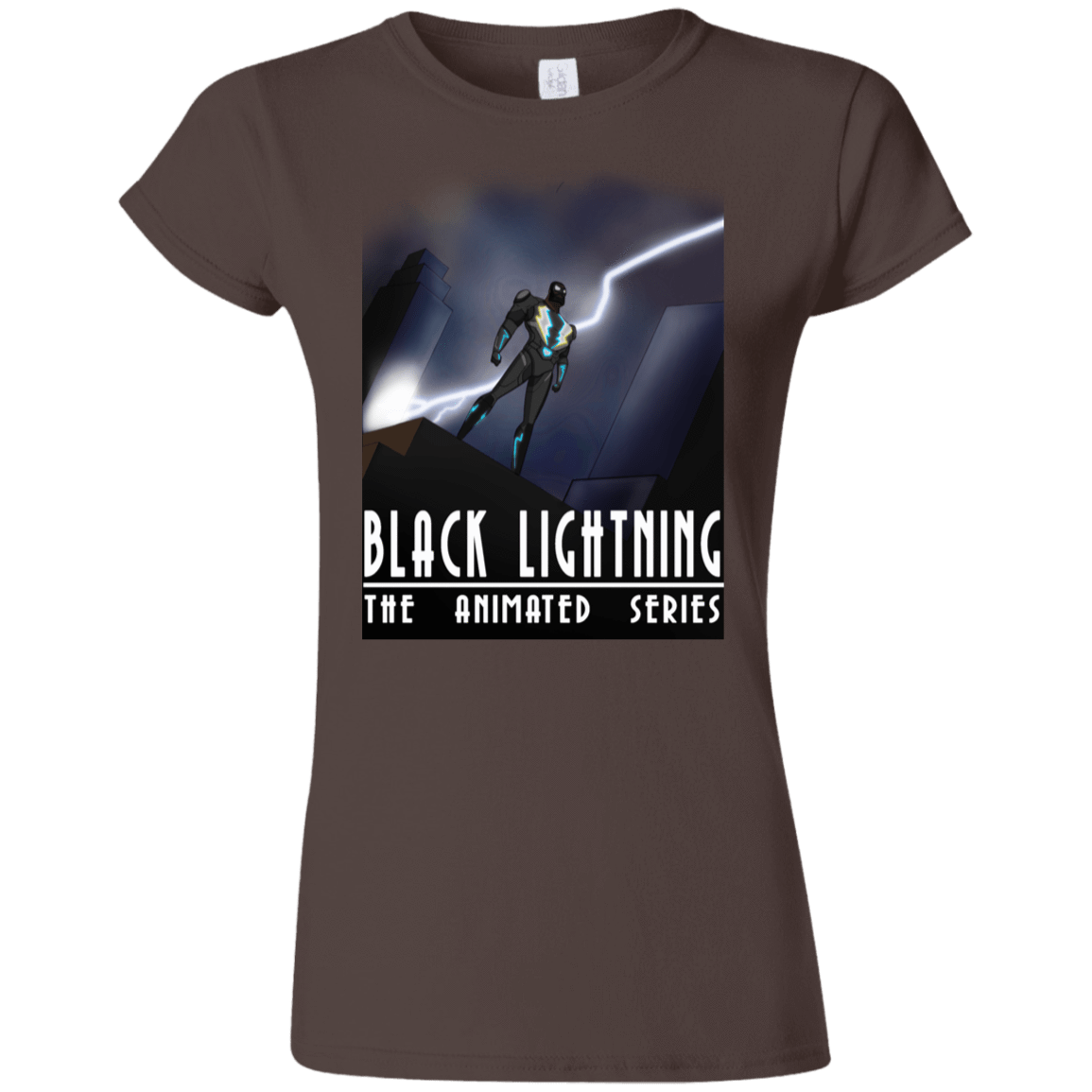 T-Shirts Dark Chocolate / S Black Lightning Series Junior Slimmer-Fit T-Shirt