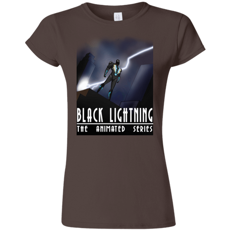 T-Shirts Dark Chocolate / S Black Lightning Series Junior Slimmer-Fit T-Shirt