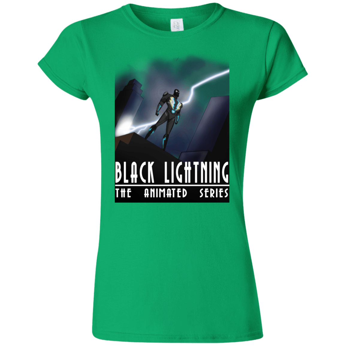 T-Shirts Irish Green / S Black Lightning Series Junior Slimmer-Fit T-Shirt