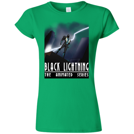 T-Shirts Irish Green / S Black Lightning Series Junior Slimmer-Fit T-Shirt