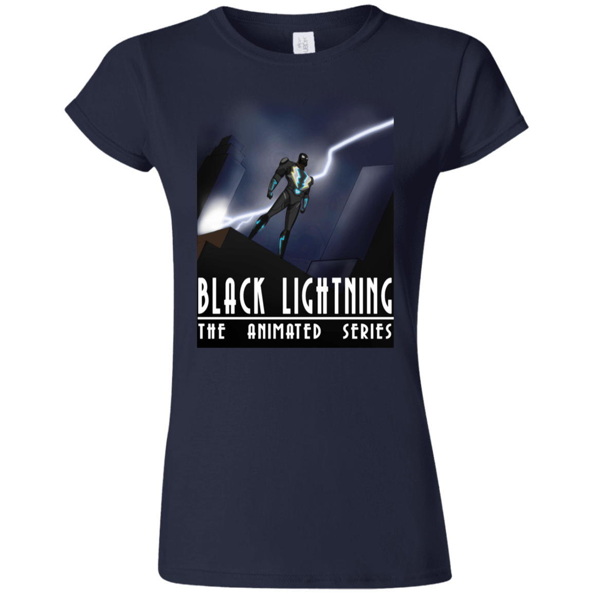 T-Shirts Navy / S Black Lightning Series Junior Slimmer-Fit T-Shirt