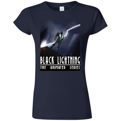 T-Shirts Navy / S Black Lightning Series Junior Slimmer-Fit T-Shirt