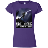 T-Shirts Purple / S Black Lightning Series Junior Slimmer-Fit T-Shirt