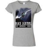 T-Shirts Sport Grey / S Black Lightning Series Junior Slimmer-Fit T-Shirt