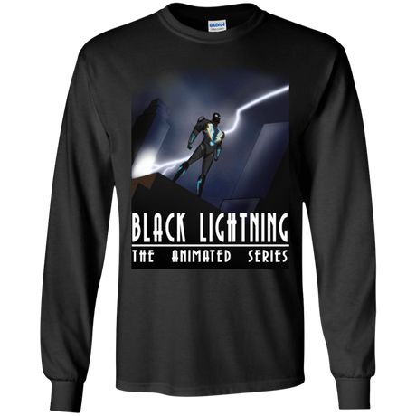 T-Shirts Black / S Black Lightning Series Men's Long Sleeve T-Shirt