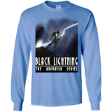 T-Shirts Carolina Blue / S Black Lightning Series Men's Long Sleeve T-Shirt