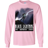 T-Shirts Light Pink / S Black Lightning Series Men's Long Sleeve T-Shirt