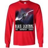 T-Shirts Red / S Black Lightning Series Men's Long Sleeve T-Shirt