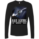 T-Shirts Black / S Black Lightning Series Men's Premium Long Sleeve