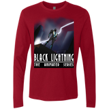 T-Shirts Cardinal / S Black Lightning Series Men's Premium Long Sleeve