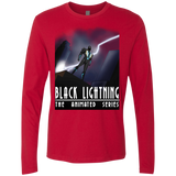 T-Shirts Red / S Black Lightning Series Men's Premium Long Sleeve