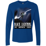 T-Shirts Royal / S Black Lightning Series Men's Premium Long Sleeve
