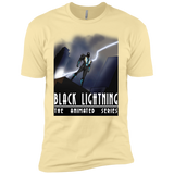 T-Shirts Banana Cream / X-Small Black Lightning Series Men's Premium T-Shirt