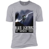 T-Shirts Heather Grey / X-Small Black Lightning Series Men's Premium T-Shirt