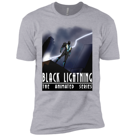 T-Shirts Heather Grey / X-Small Black Lightning Series Men's Premium T-Shirt