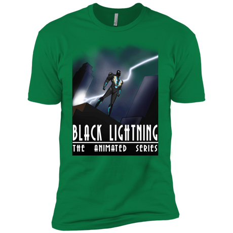 T-Shirts Kelly Green / X-Small Black Lightning Series Men's Premium T-Shirt