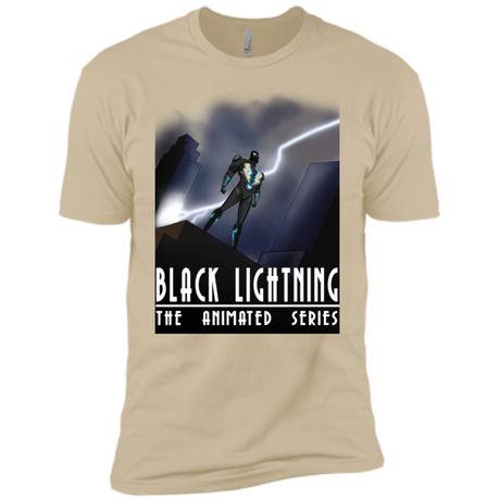 T-Shirts Sand / X-Small Black Lightning Series Men's Premium T-Shirt