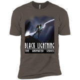 T-Shirts Warm Grey / X-Small Black Lightning Series Men's Premium T-Shirt