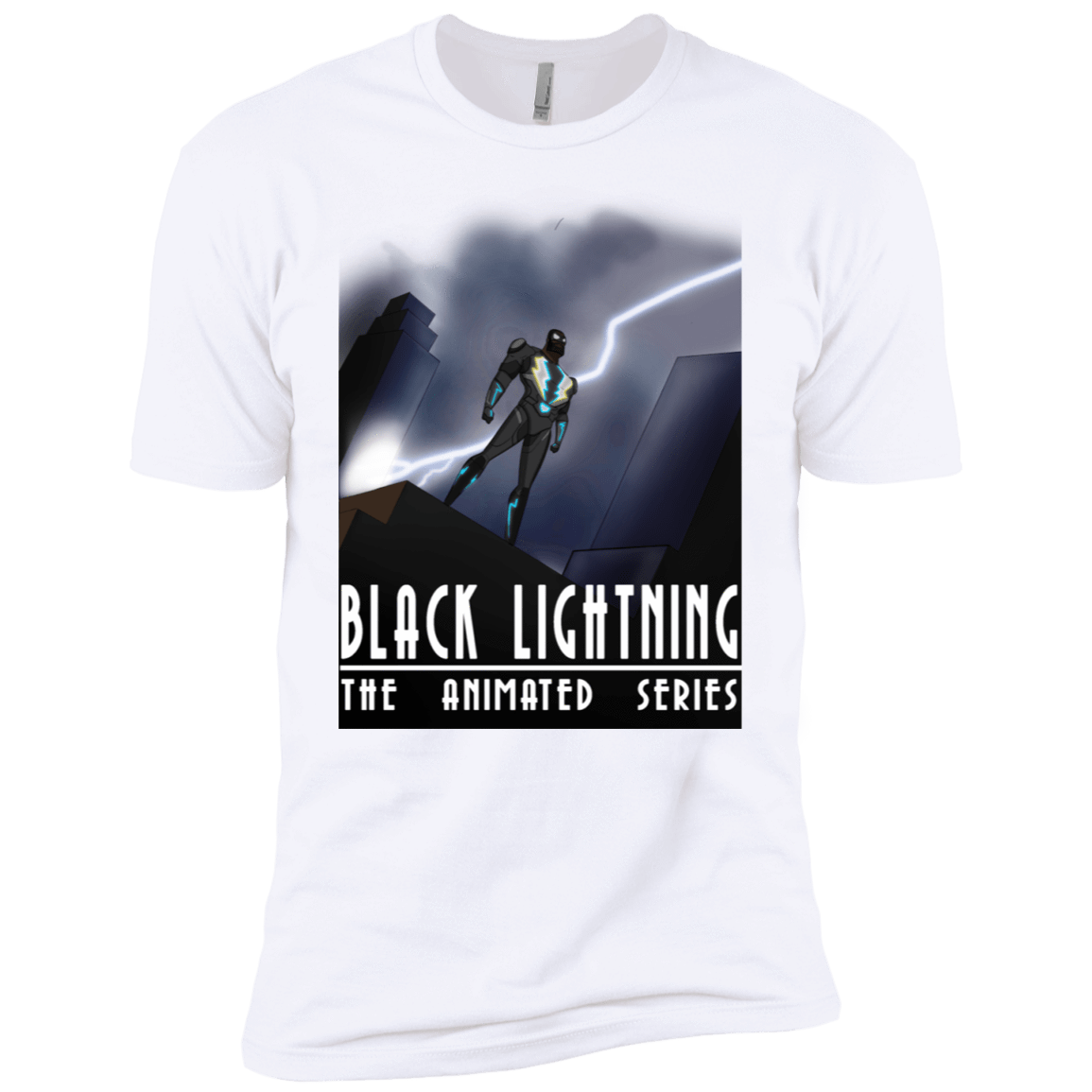 T-Shirts White / X-Small Black Lightning Series Men's Premium T-Shirt