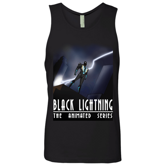 T-Shirts Black / S Black Lightning Series Men's Premium Tank Top