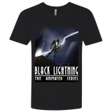 T-Shirts Black / X-Small Black Lightning Series Men's Premium V-Neck