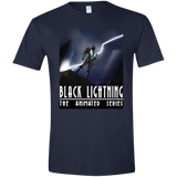 T-Shirts Navy / X-Small Black Lightning Series Men's Semi-Fitted Softstyle