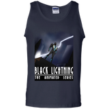 T-Shirts Navy / S Black Lightning Series Men's Tank Top