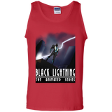 T-Shirts Red / S Black Lightning Series Men's Tank Top