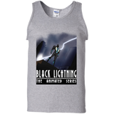 T-Shirts Sport Grey / S Black Lightning Series Men's Tank Top