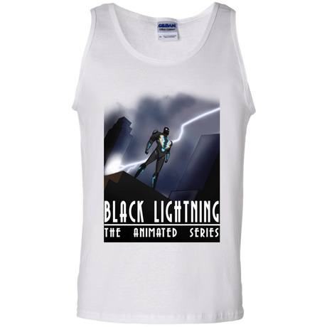 T-Shirts White / S Black Lightning Series Men's Tank Top