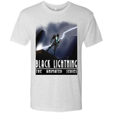 T-Shirts Heather White / S Black Lightning Series Men's Triblend T-Shirt