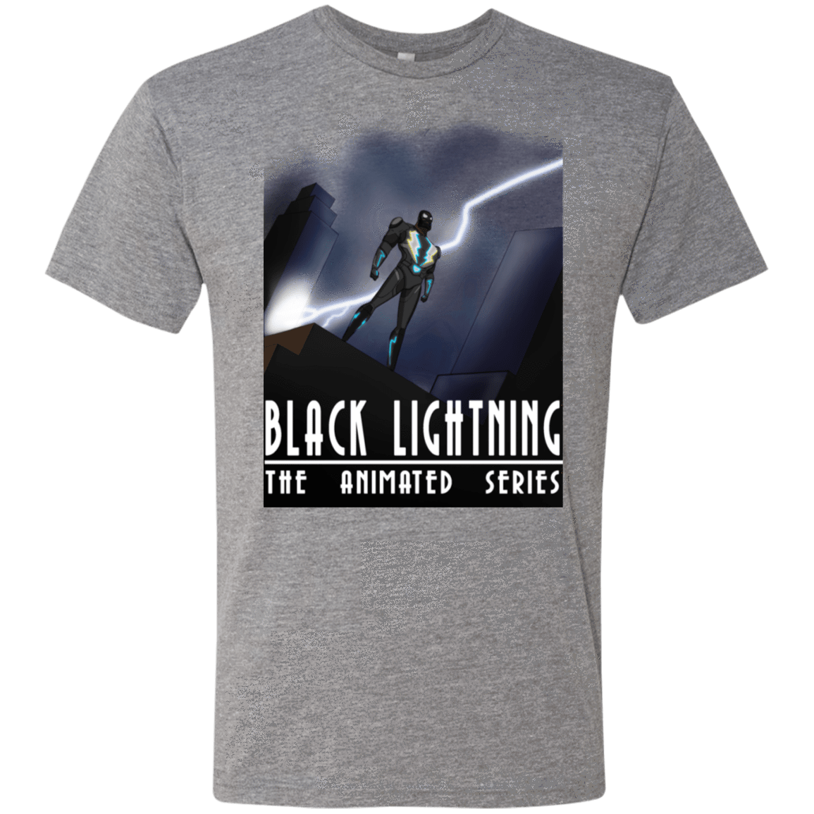 T-Shirts Premium Heather / S Black Lightning Series Men's Triblend T-Shirt