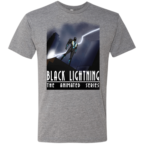 T-Shirts Premium Heather / S Black Lightning Series Men's Triblend T-Shirt