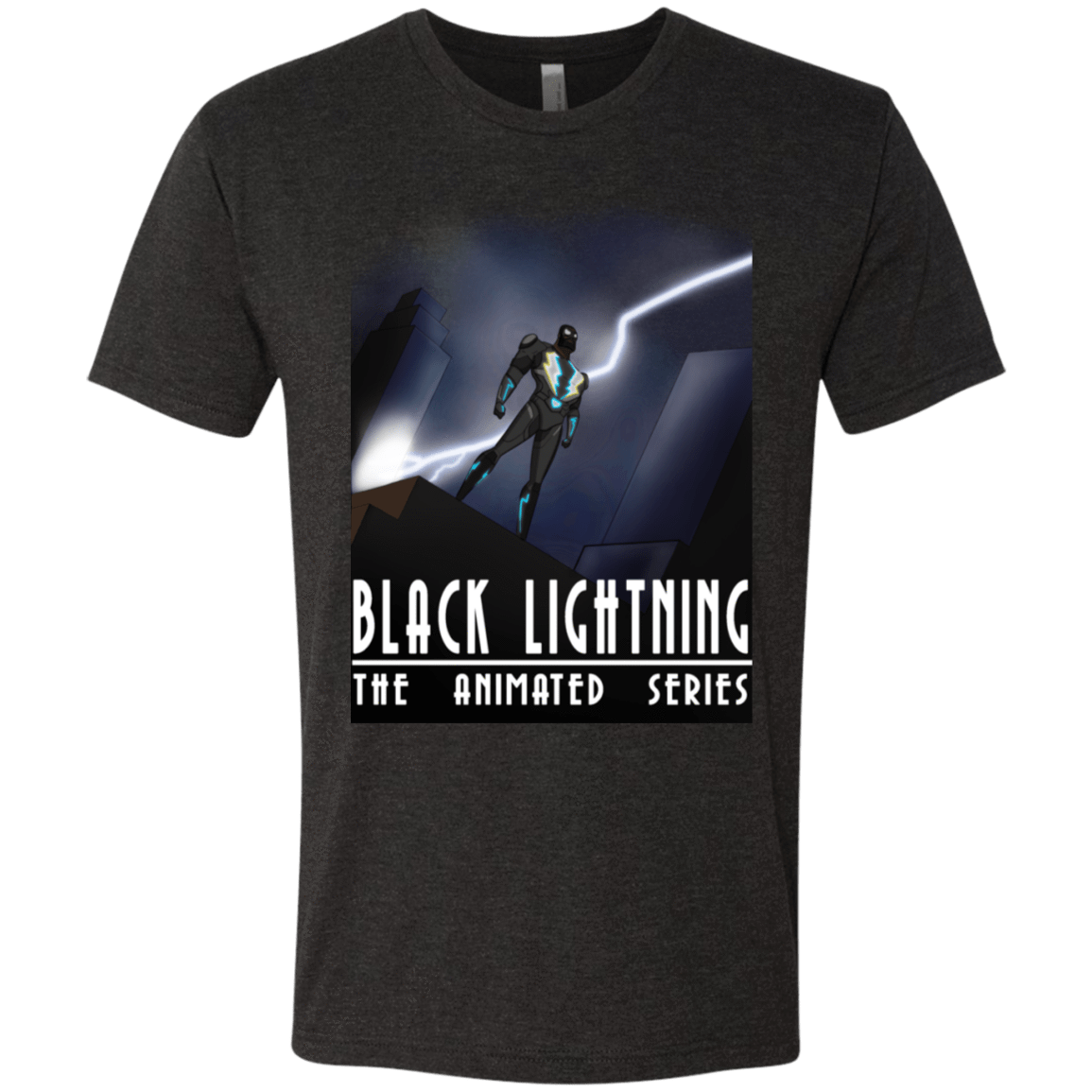 T-Shirts Vintage Black / S Black Lightning Series Men's Triblend T-Shirt