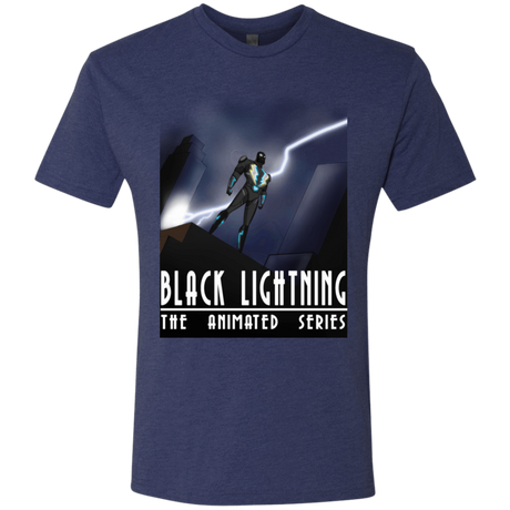 T-Shirts Vintage Navy / S Black Lightning Series Men's Triblend T-Shirt