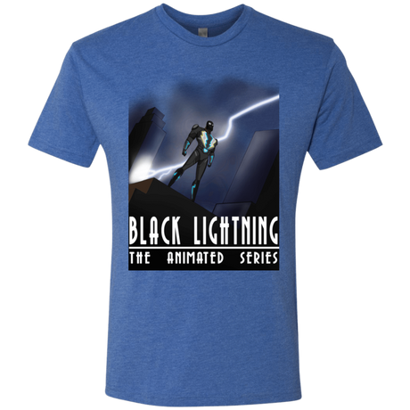 T-Shirts Vintage Royal / S Black Lightning Series Men's Triblend T-Shirt