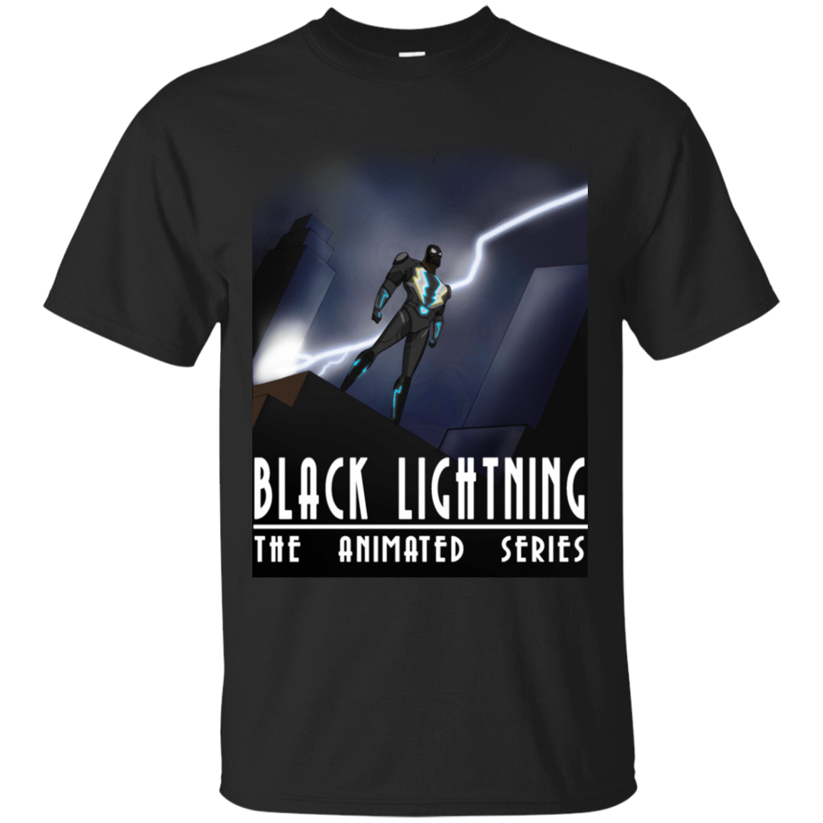 T-Shirts Black / S Black Lightning Series T-Shirt