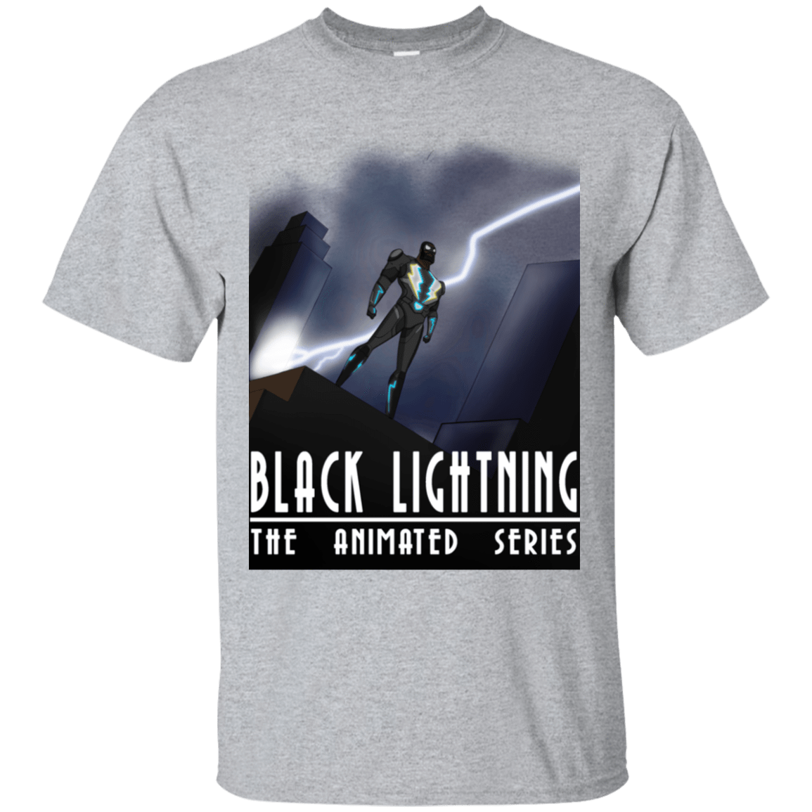 T-Shirts Sport Grey / S Black Lightning Series T-Shirt