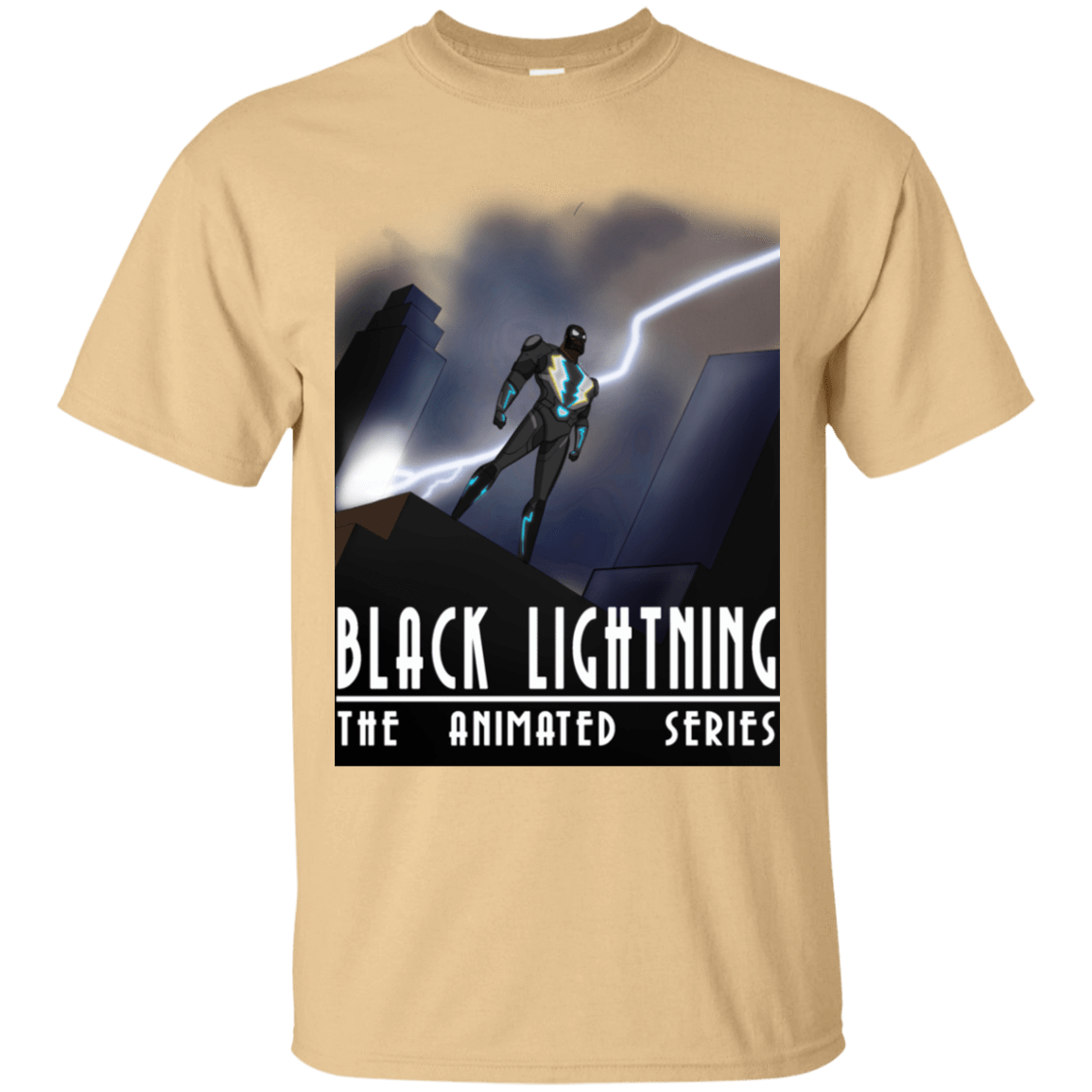 T-Shirts Vegas Gold / S Black Lightning Series T-Shirt