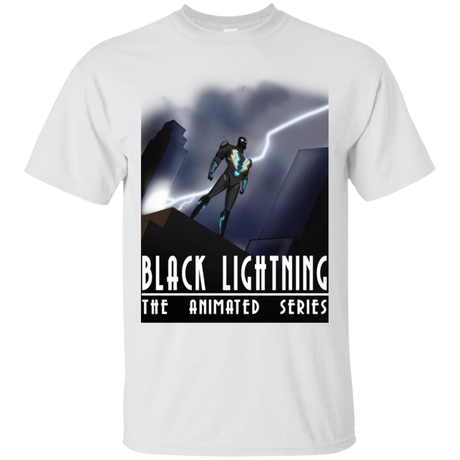 T-Shirts White / S Black Lightning Series T-Shirt