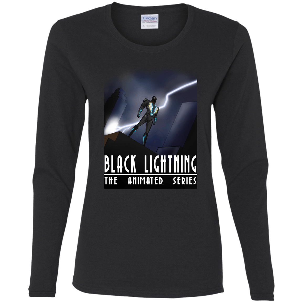 T-Shirts Black / S Black Lightning Series Women's Long Sleeve T-Shirt