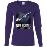 T-Shirts Purple / S Black Lightning Series Women's Long Sleeve T-Shirt