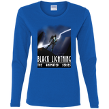 T-Shirts Royal / S Black Lightning Series Women's Long Sleeve T-Shirt