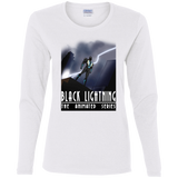 T-Shirts White / S Black Lightning Series Women's Long Sleeve T-Shirt