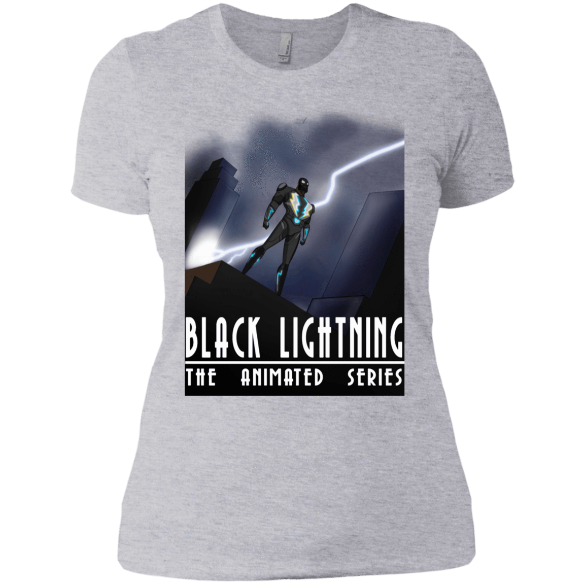 T-Shirts Heather Grey / X-Small Black Lightning Series Women's Premium T-Shirt