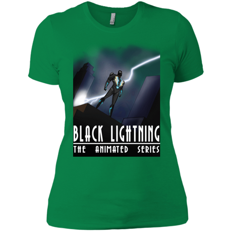 T-Shirts Kelly Green / X-Small Black Lightning Series Women's Premium T-Shirt