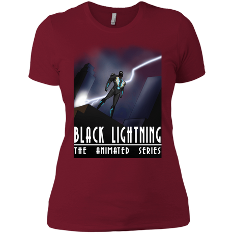 T-Shirts Scarlet / S Black Lightning Series Women's Premium T-Shirt