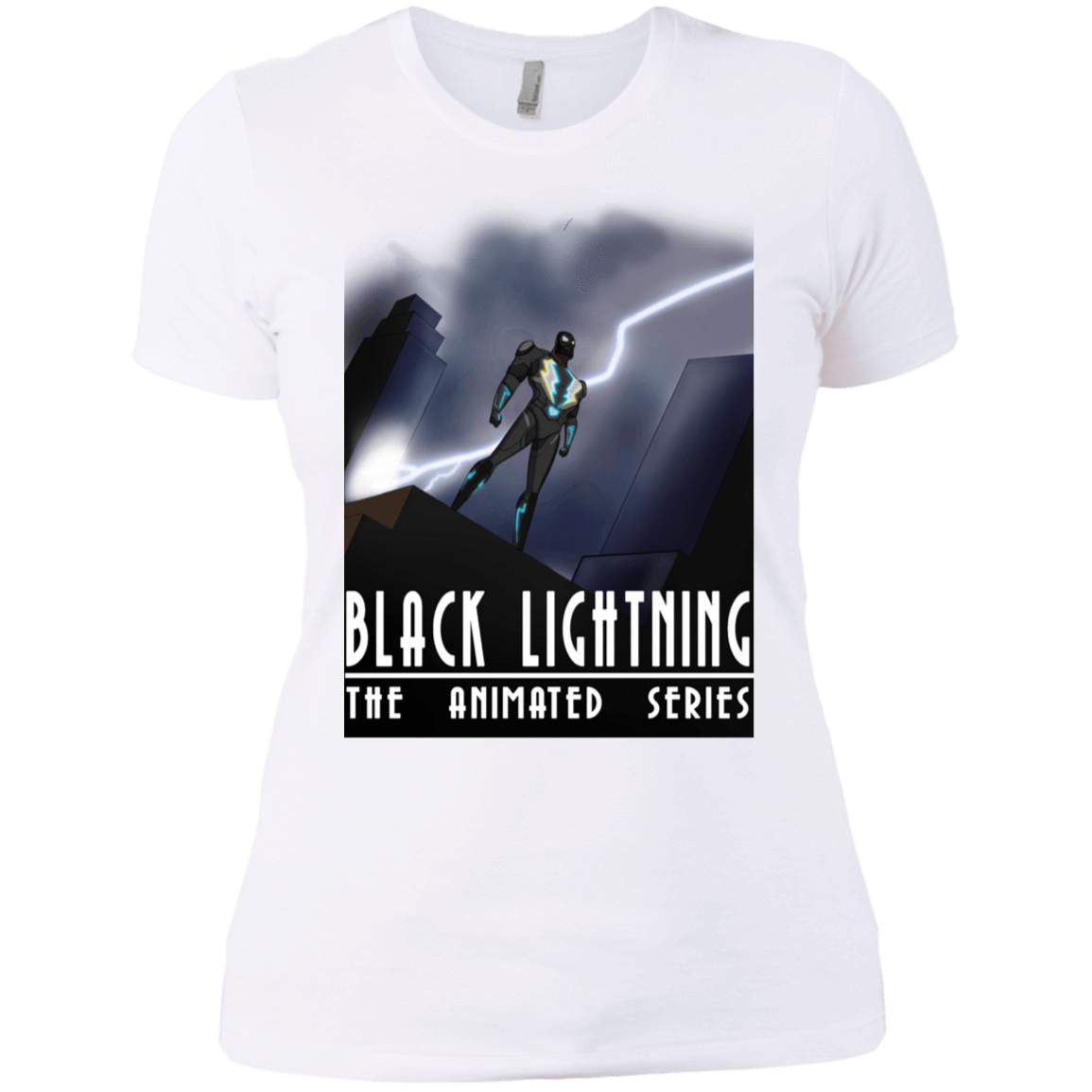 T-Shirts White / X-Small Black Lightning Series Women's Premium T-Shirt