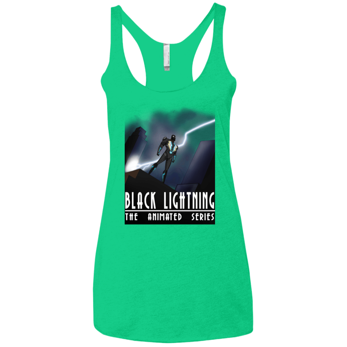 T-Shirts Envy / X-Small Black Lightning Series Women's Triblend Racerback Tank